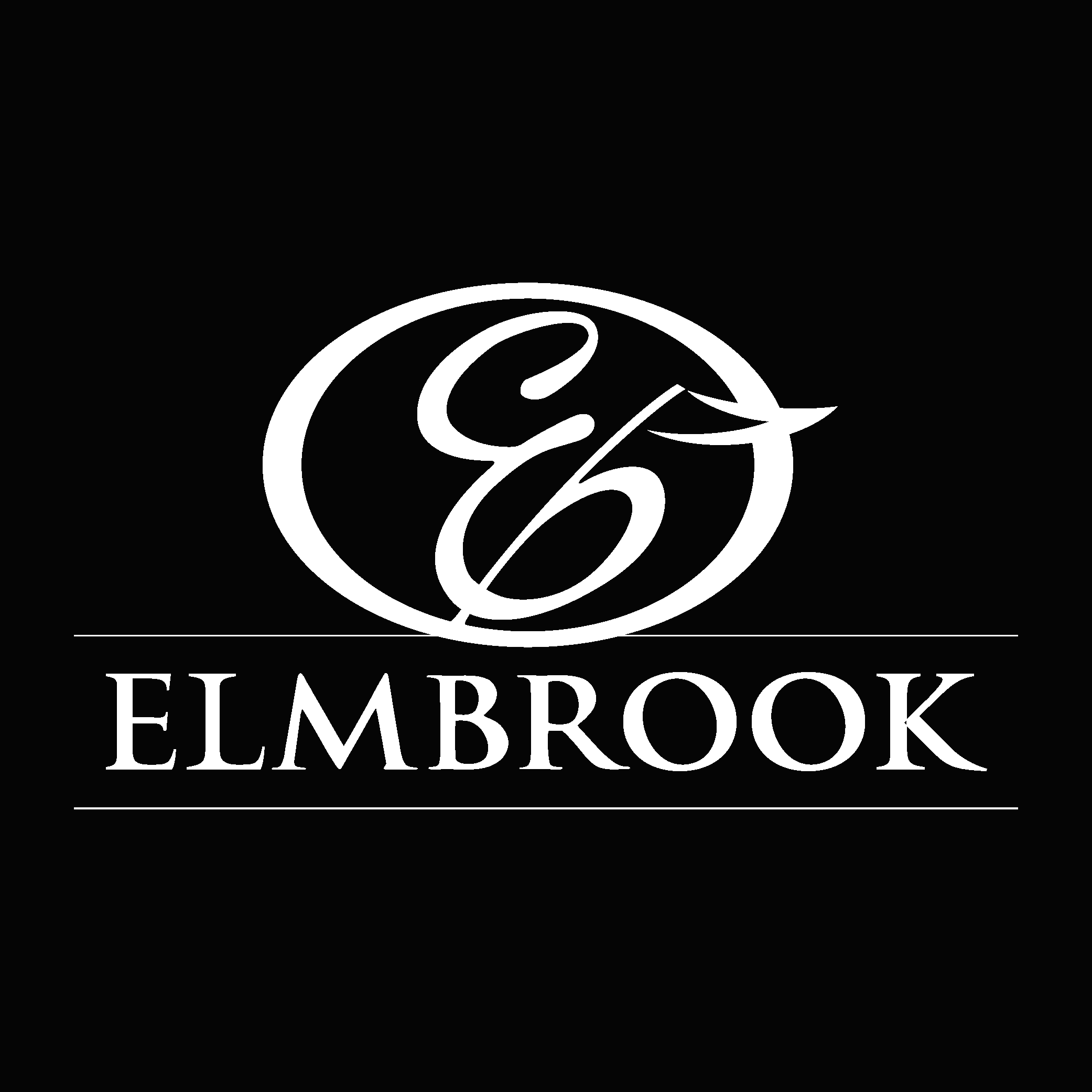 Elmbrook White Logo Vector Logo